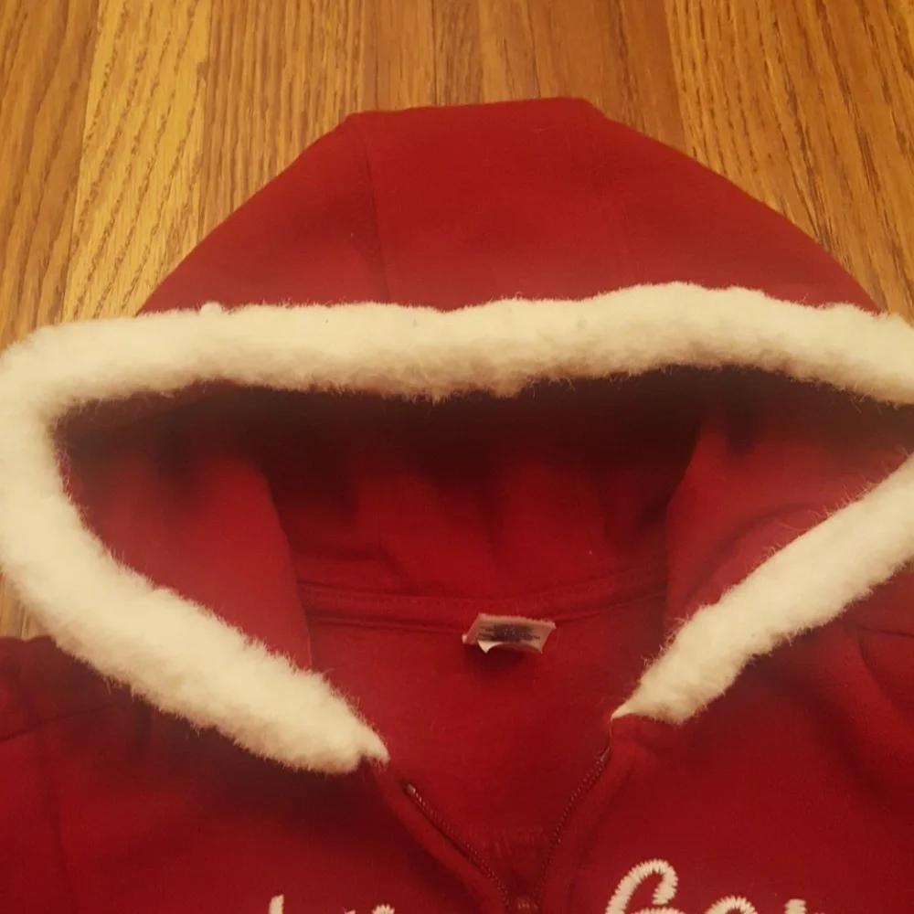 Vintage Baby Gap Hooded Sweatshirt w Fur Trim